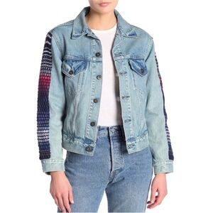 Levi’s Made & Crafted Denim Jacket with Patterned Sleeves